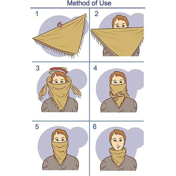 Military Shemagh Tactical Desert Scarf Desert Camo - Picture 7 of 7